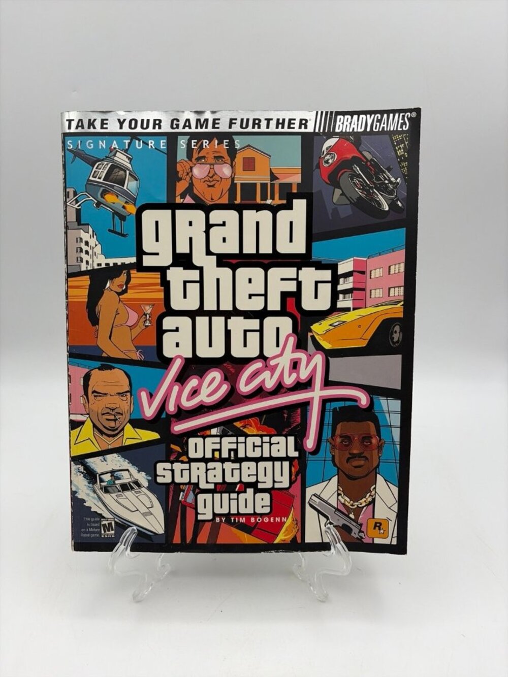 Grand Theft Auto: Vice City Brady Games Official Strategy Guide With Map